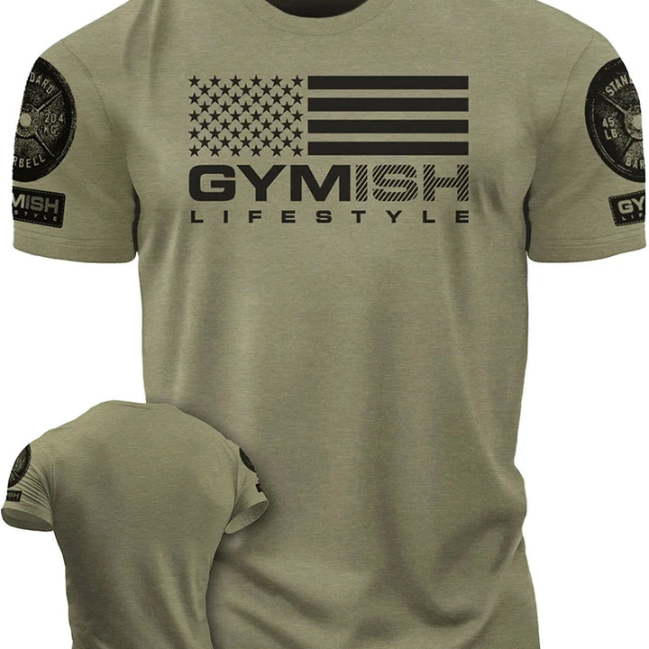 3D Printed Recover Fully Workout T-Shirt Funny Gym T-Shirt High Quality Cotton Men's Short Sleeves Muscle Man Tough Guy T-Shirt