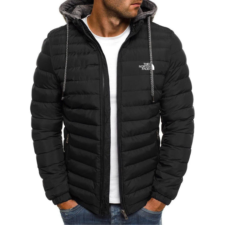 Winter New Thick Men Warm Parka Jackets Casual Men's Outwear Coats Solid Stand Collar Male Windbreak Cotton Padded Down Jacket