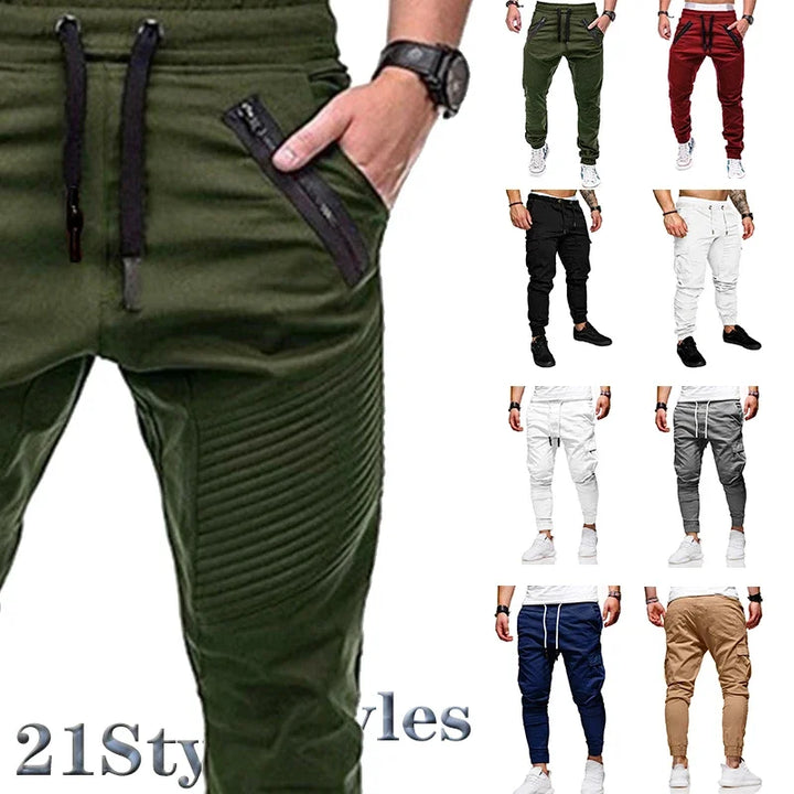 2023 Fashion New Men's Outdoor Sports Pants Jogging Harem Pants Casual Fitness Trousers Sweatpants