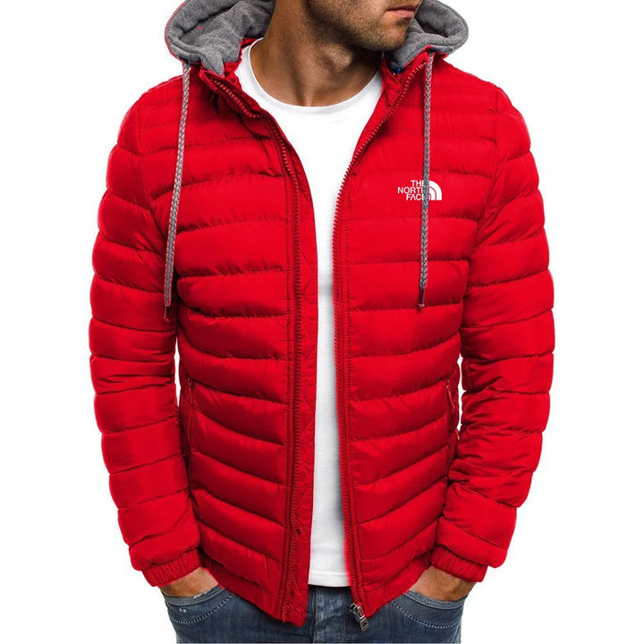 Winter New Thick Men Warm Parka Jackets Casual Men's Outwear Coats Solid Stand Collar Male Windbreak Cotton Padded Down Jacket