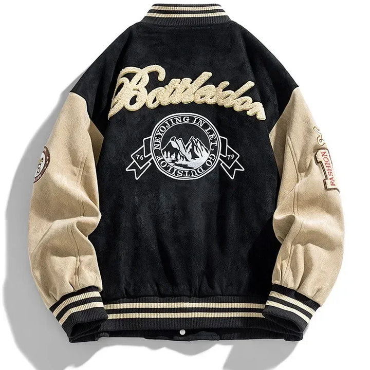 New Baseball Jacket Men Fashion Embroidered Jackets Coats High Street Outwear Man Bomber Jacket Hip Hop Clothing Top