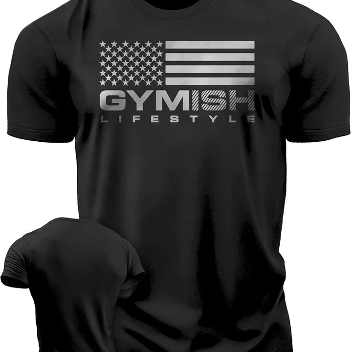 3D Printed Recover Fully Workout T-Shirt Funny Gym T-Shirt High Quality Cotton Men's Short Sleeves Muscle Man Tough Guy T-Shirt