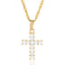 Christian Jesus Cross Necklace For Women Men Stainless Steel Chains Choker Religion Cross Pendants Jewelry Prayer Baptism Gifts