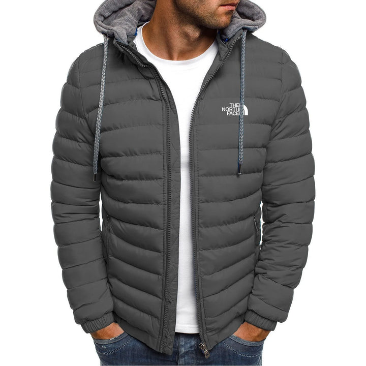 Winter New Thick Men Warm Parka Jackets Casual Men's Outwear Coats Solid Stand Collar Male Windbreak Cotton Padded Down Jacket